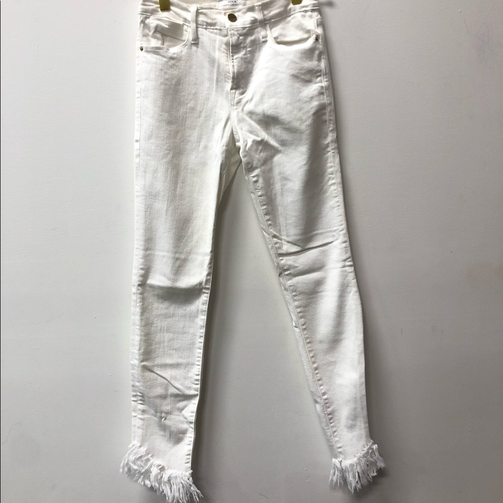 Frame White Jeans